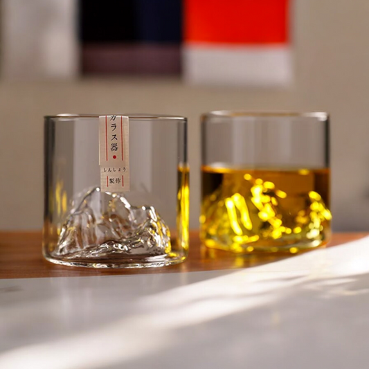 Mountain Peak Whiskey Glass