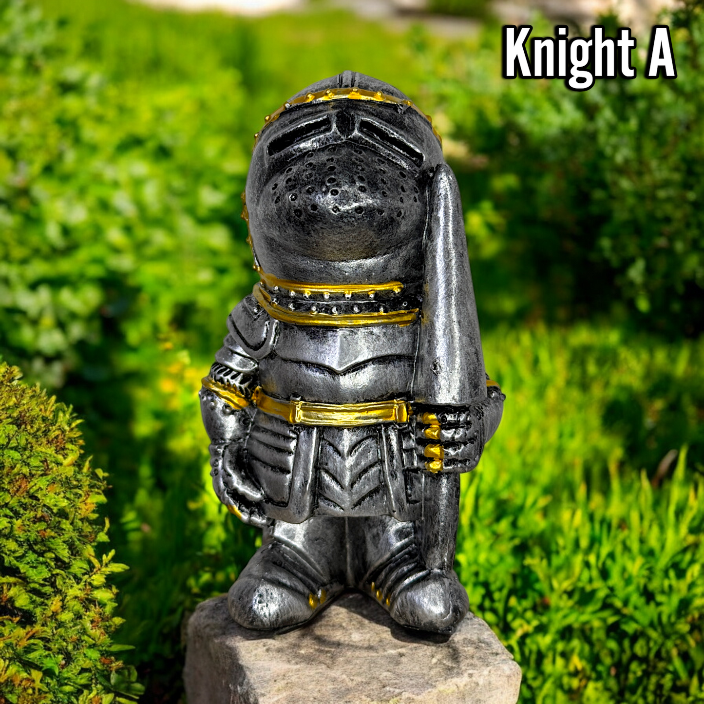 Medieval Knight Garden Gnomes