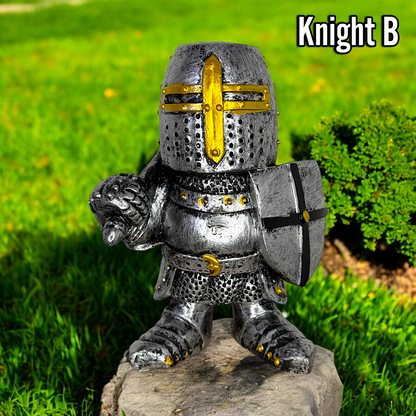 Medieval Knight Garden Gnomes