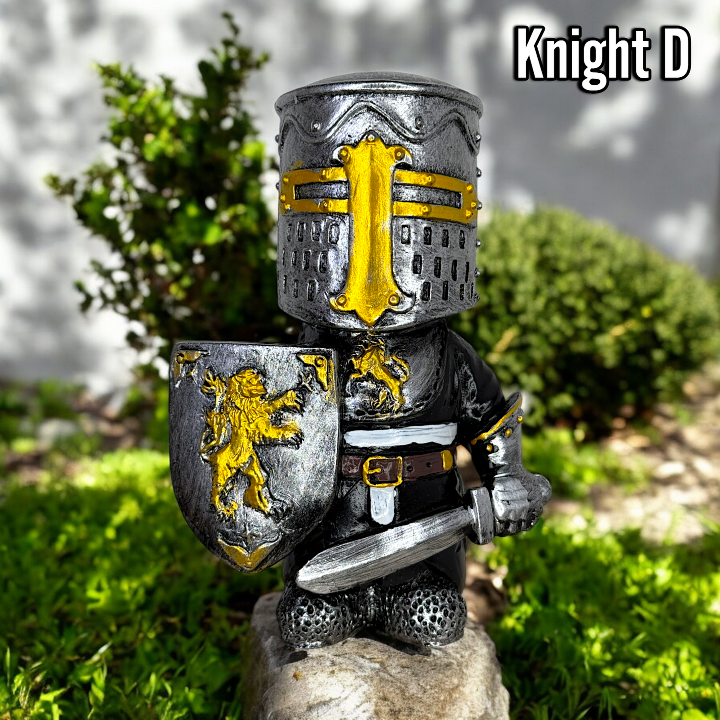 Medieval Knight Garden Gnomes