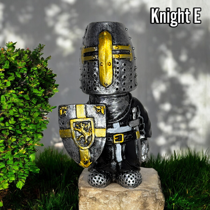 Medieval Knight Garden Gnomes