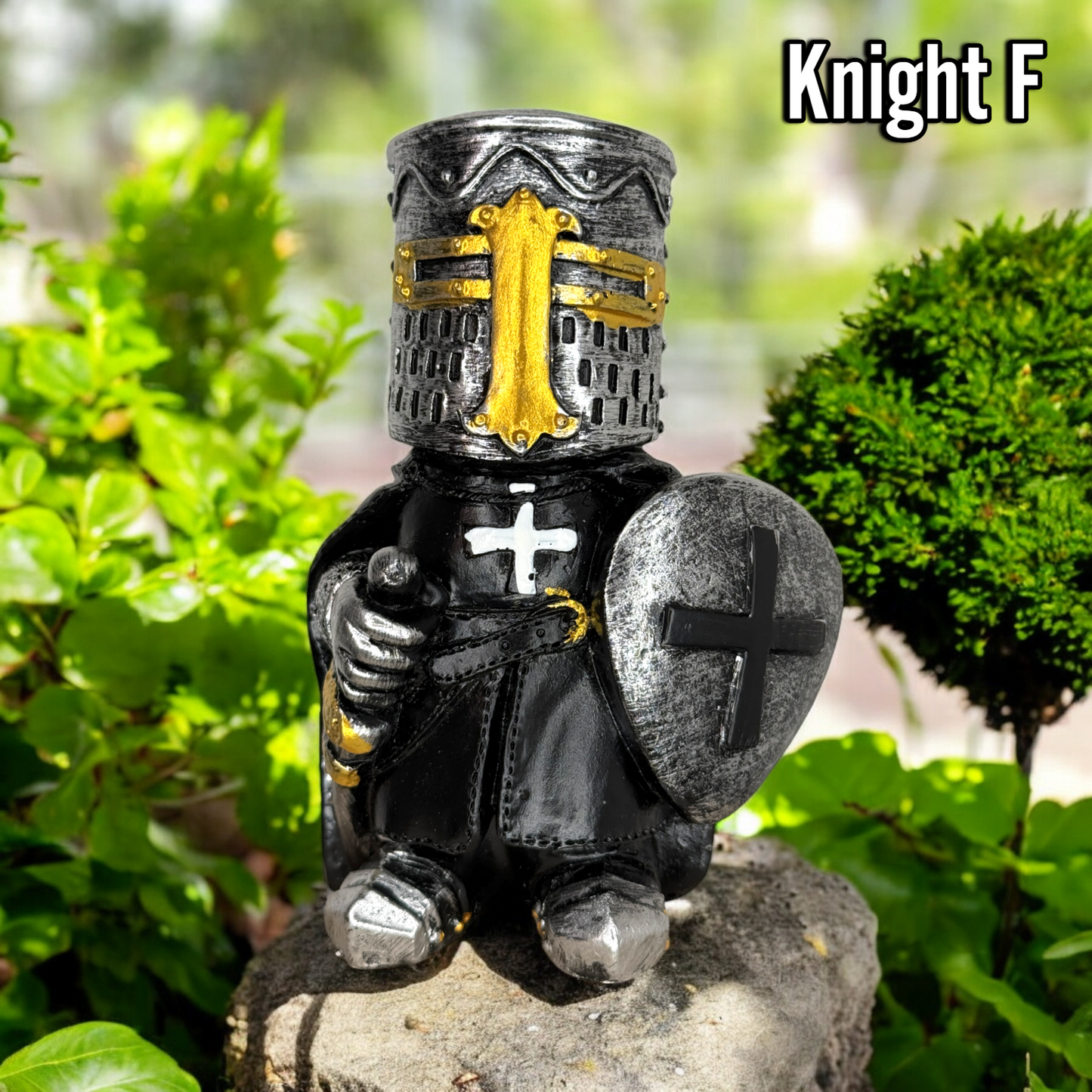 Medieval Knight Garden Gnomes