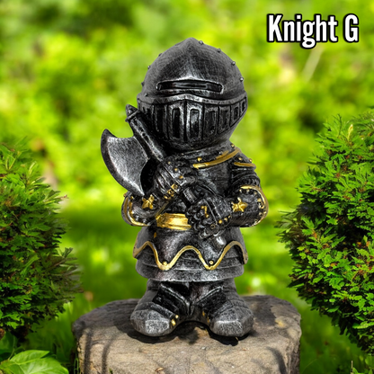 Medieval Knight Garden Gnomes