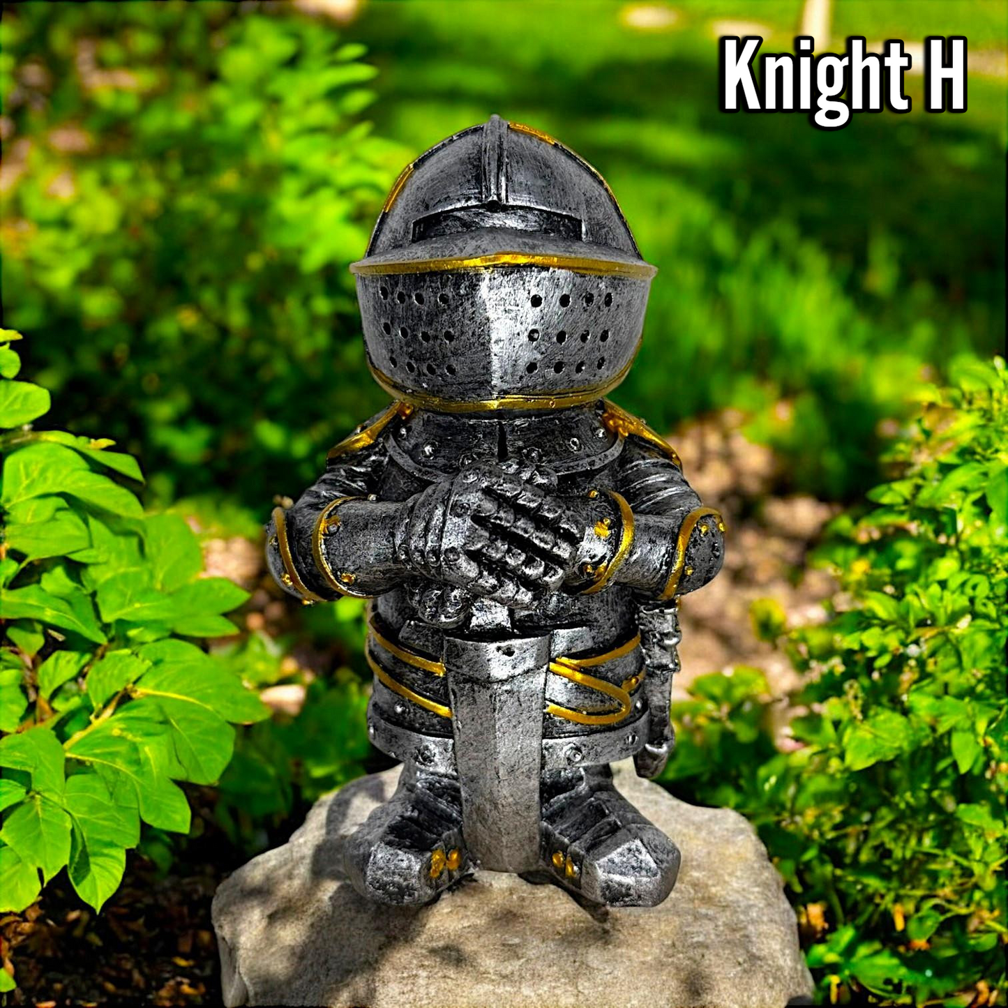 Medieval Knight Garden Gnomes